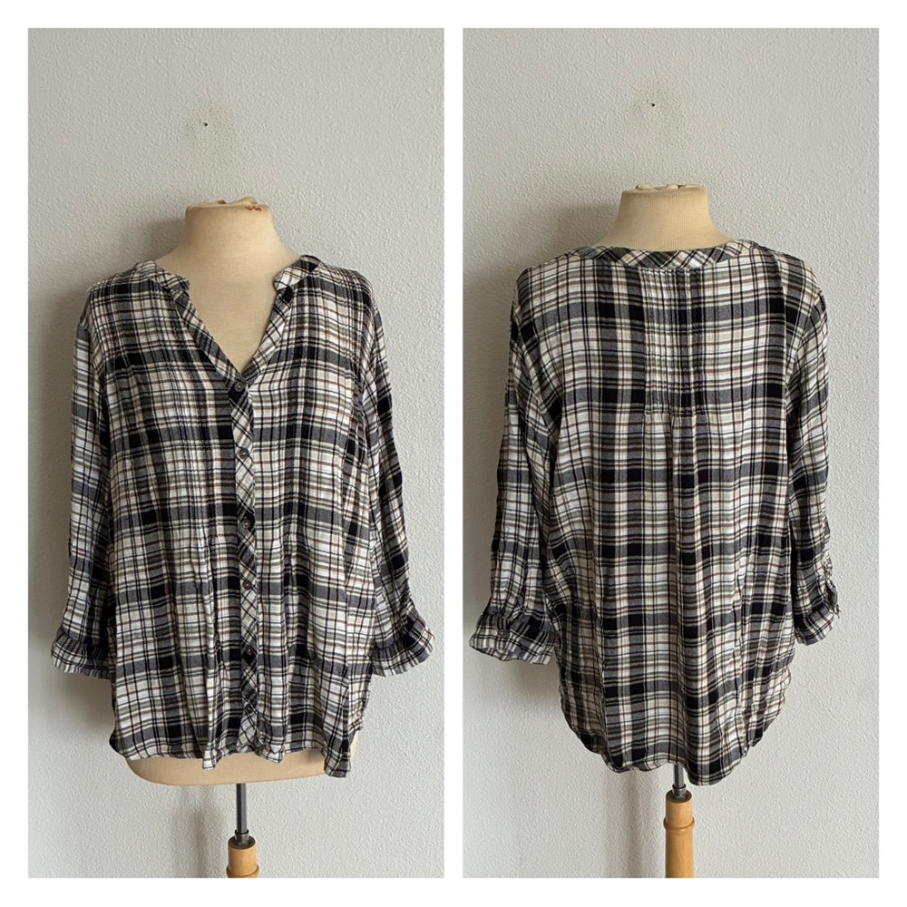 Avenue plaid buttondown size 18/20